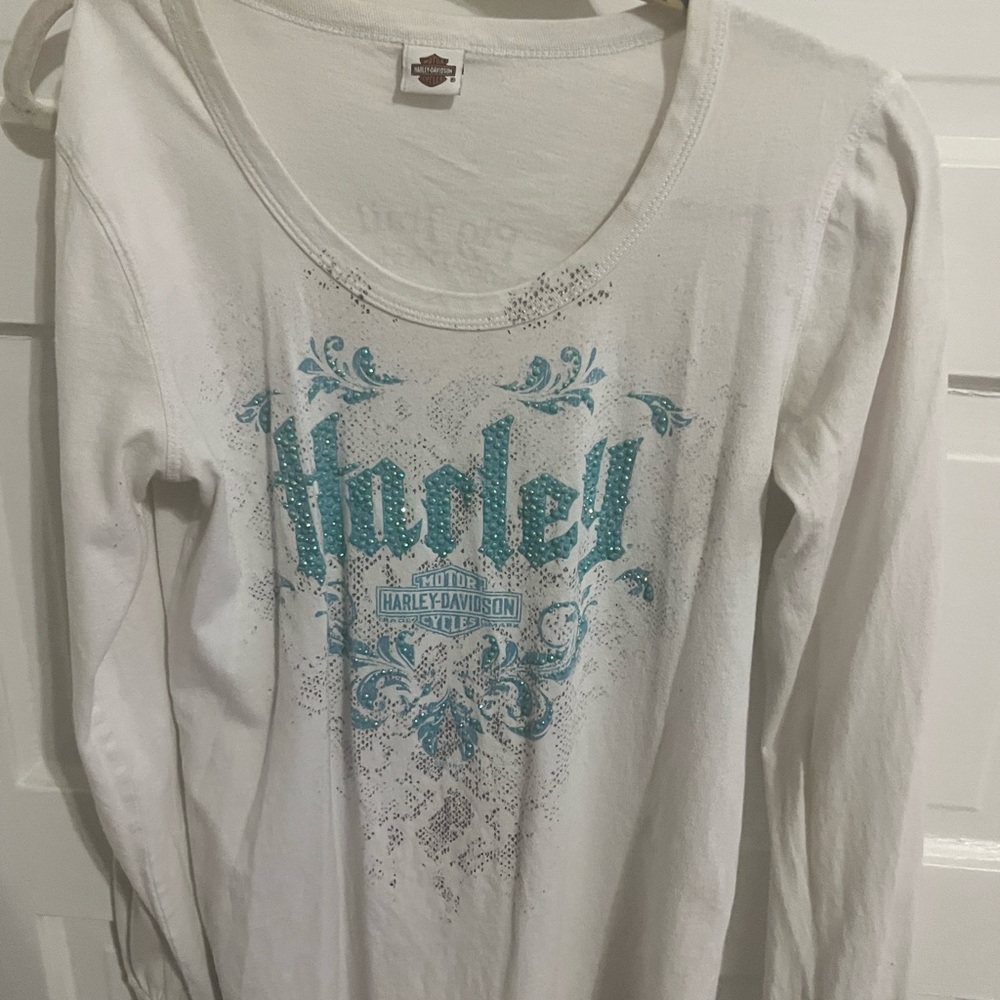 Long sleeve, Harley, Davidson, pig trail, Rogers, Arkansas shirt